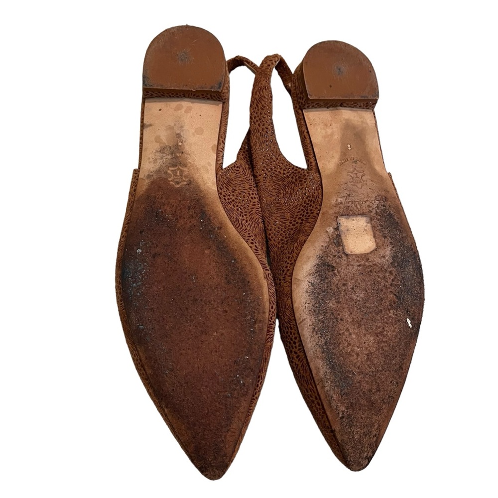 Anthropologie Marchez Vous Slingback Flats, Sz 8 - Picture 10 of 10
